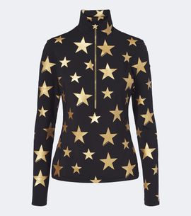 Goldbergh Goldbergh Hikari printed half-zip ski top