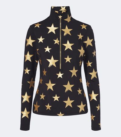 Goldbergh Goldbergh Hikari printed half-zip ski top