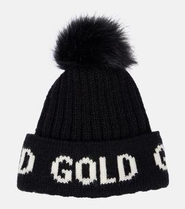 Goldbergh Goldbergh Hodd logo ribbed-knit beanie