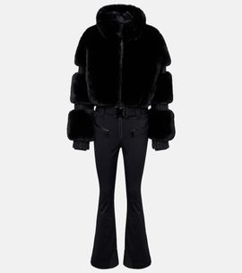 Goldbergh Goldbergh Lieke faux fur-trimmed ski jumpsuit