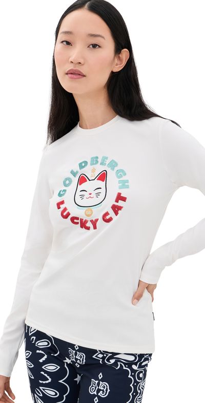 Goldbergh Goldbergh Neko Long Sleeve Top Snow White