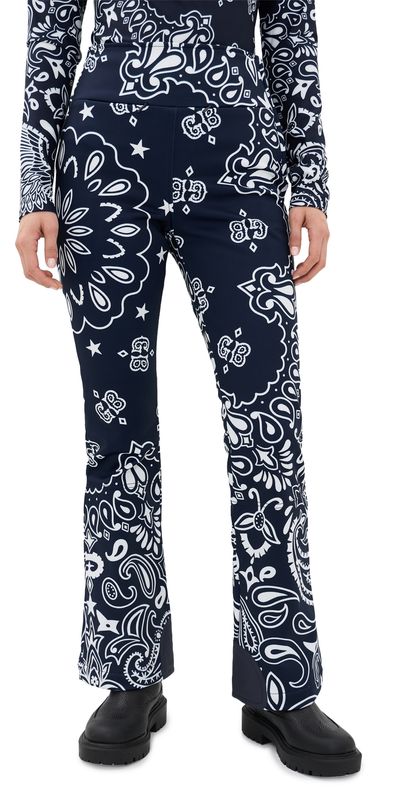 Goldbergh Goldbergh Shiro Ski Pants Bandana Paisley Blue