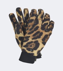 Goldbergh Goldbergh Softy leopard-print gloves