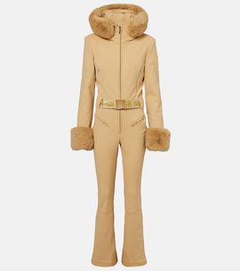 Goldbergh Goldbergh Vita faux fur-trimmed down ski jumpsuit