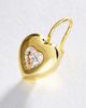 Goldbug Collection Puffy Heart Drop Earrings - 2
