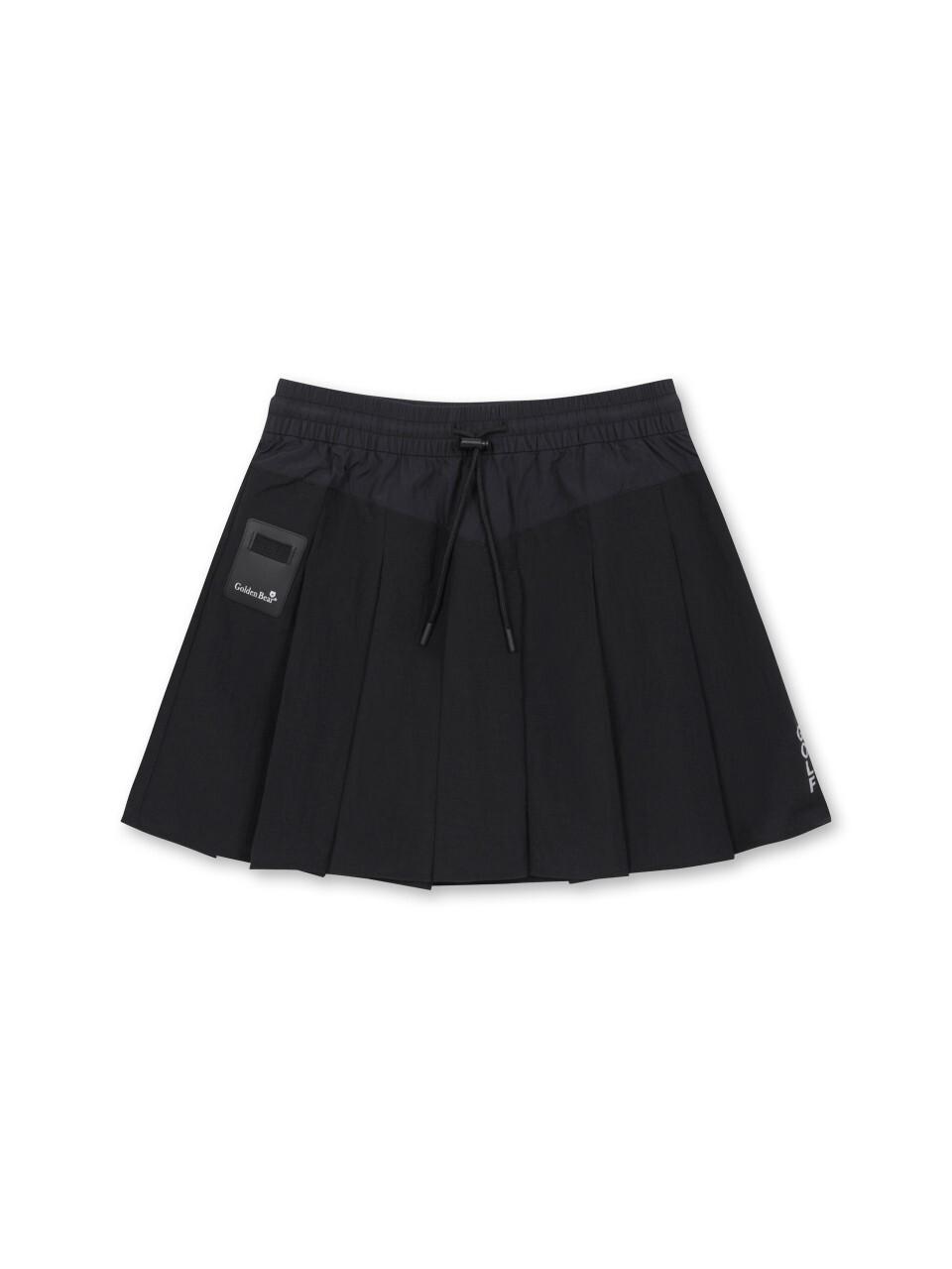 Golden Bear Mesh Layered High-Density Athletic Culottes [Black] (G5KCM24531BKX)