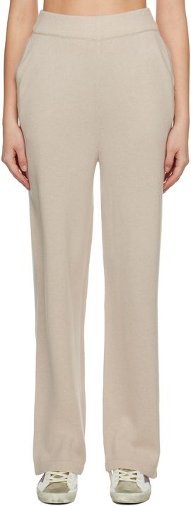 Golden Goose Golden Goose Beige Patch Lounge Pants
