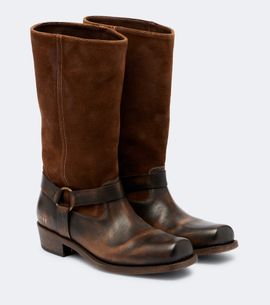 Golden Goose Golden Goose Biker leather mid-calf boots