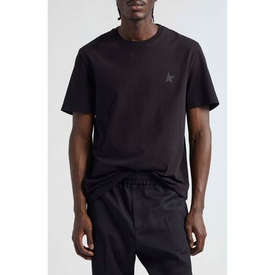 Golden Goose Golden Goose Black Star Collection Cotton Graphic T-Shirt 