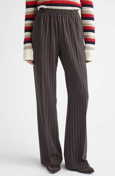 Golden Goose Golden Goose Brittany Pinstripe Wide Leg Pants