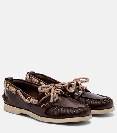 Golden Goose Golden Goose Cruise leather boat shoes