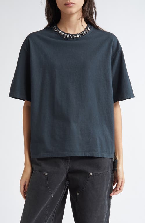 Golden Goose Golden Goose Crystal Embellished Cotton T-Shirt