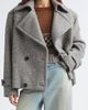 Golden Goose Golden Goose Crystal Embellished Wool Short Trench Coat - 1