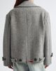 Golden Goose Golden Goose Crystal Embellished Wool Short Trench Coat - 3
