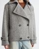 Golden Goose Golden Goose Crystal Embellished Wool Short Trench Coat - 5