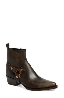 Golden Goose Golden Goose Debbie Distressed Leather Harness Boot