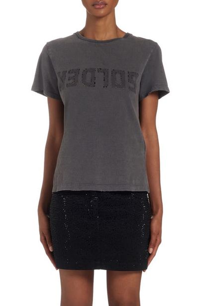 Golden Goose Golden Goose Distressed Logo Graphic T-Shirt Dress