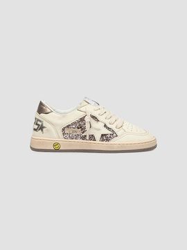 Golden Goose Golden Goose Girl's Girl's May Glitter Star Low-Top Sneakers
