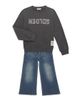 Golden Goose Golden Goose Girl's Little Girl's & Girl's Stone Washed Wide Leg Jeans - 2