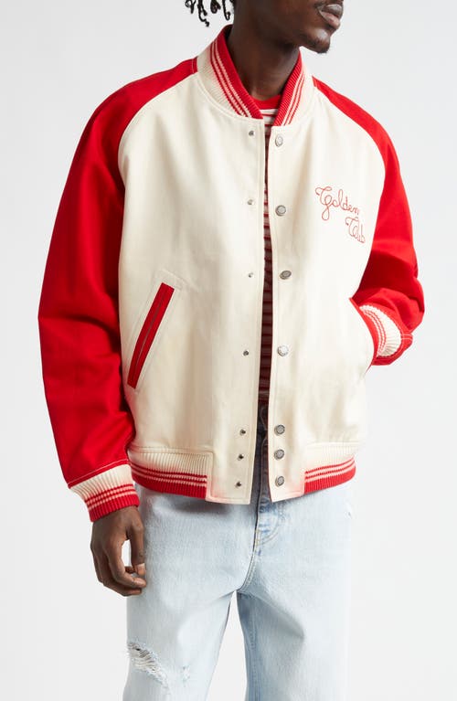 Golden Goose Golden Goose Journey Cotton Twill Varsity Jacket