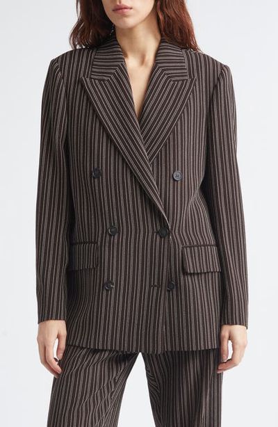 Golden Goose Golden Goose Journey Double Breasted Pinstripe Blazer