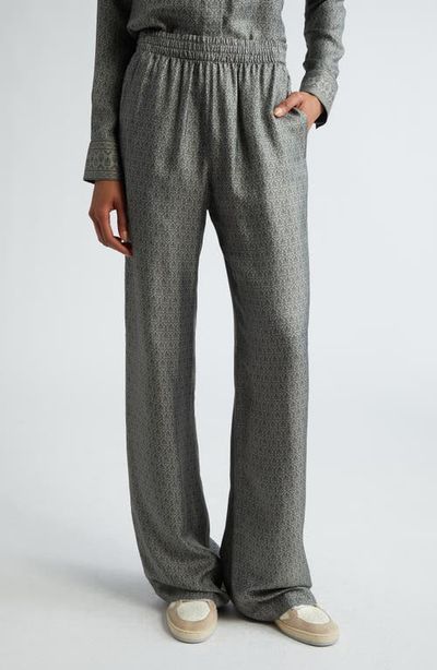 Golden Goose Golden Goose Journey Floral Print Relaxed Wide Leg Pants