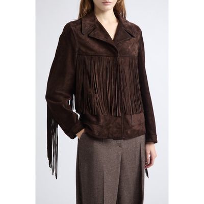 Golden Goose Golden Goose Journey Fringe Suede Jacket