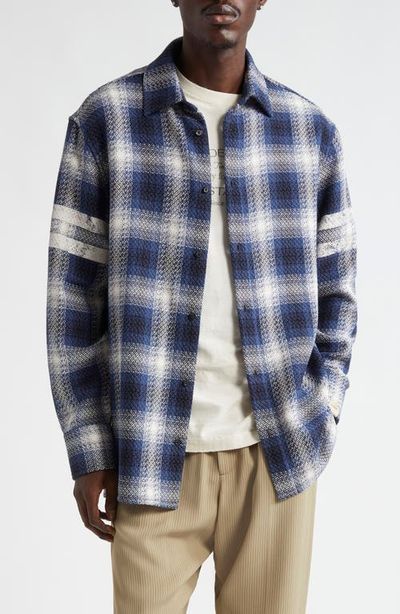 Golden Goose Golden Goose Journey Nolwenn Plaid Button-Up Overshirt