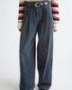 Golden Goose Golden Goose Journey Pleated Wide Leg Jeans - 1