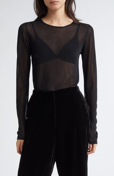 Golden Goose Golden Goose Journey Sheer Knit Top