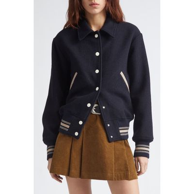 Golden Goose Golden Goose Journey Slim Wool Bomber Jacket