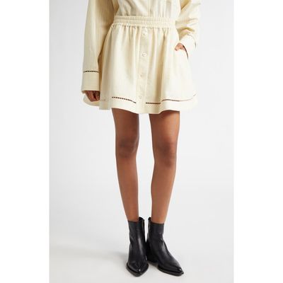 Golden Goose Golden Goose Journey Texture Stripe Circle Skirt