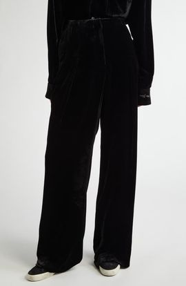 Golden Goose Golden Goose Journey Velvet Wide Leg Pants