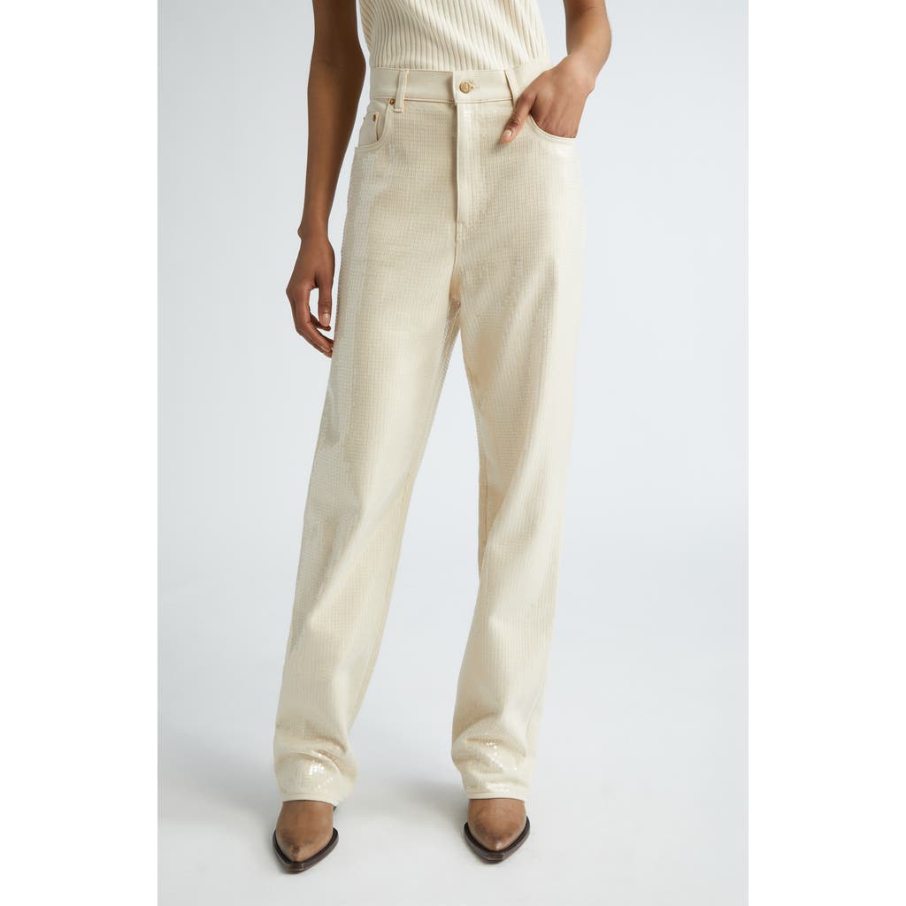 Golden Goose Golden Goose Kim Sequin Five-Pocket Pants