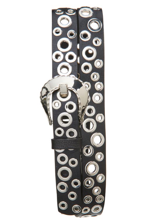 Golden Goose Golden Goose New Tex Grommet Leather Belt