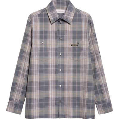 Golden Goose Golden Goose Persis Plaid Cotton Overshirt