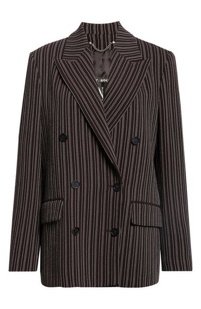 Golden Goose Golden Goose Pinstripe Double Breasted Wool Boyfriend Jacket
