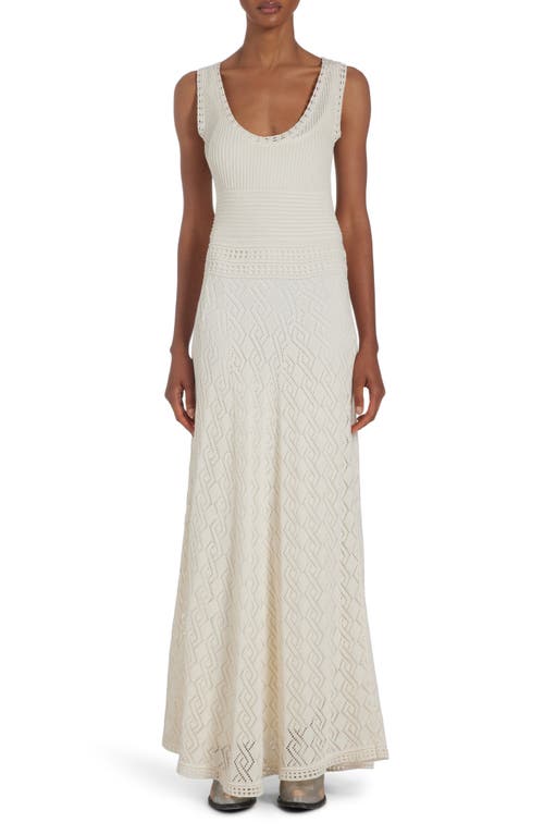 Golden Goose Golden Goose Sleeveless Pointelle Maxi Sweater Dress
