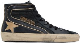 Golden Goose Golden Goose SSENSE Exclusive Black Slide Sneakers