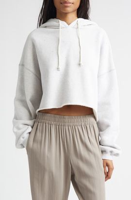 Golden Goose Golden Goose Star Oversize Crop Hoodie