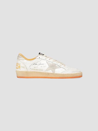 Golden Goose Golden Goose Unisex Ball Star Crackled Leather Sneakers