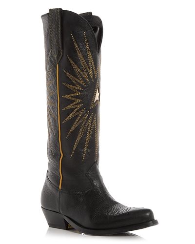 Golden Goose Golden Goose Unisex Wish Star Western Boots