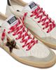 Golden Goose Golden Goose Women's Kit Polyester Tubular Trekking Lace 6 Hatches and Silver Metal Final with Logo Golden Goose Laces - 2