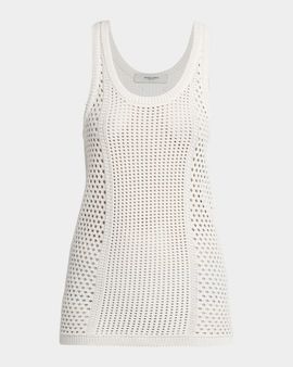 Golden Goose Journey Open-Knit Tank Top