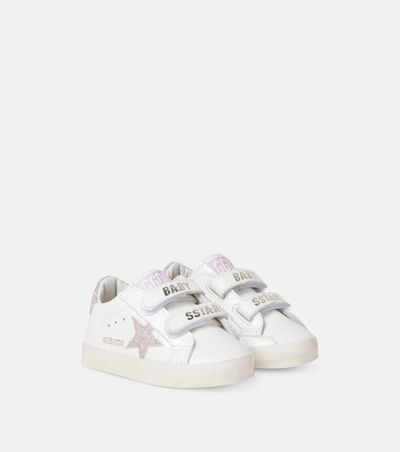 Golden Goose Kids Golden Goose Kids Baby Old School leather sneakers
