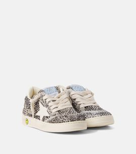 Golden Goose Kids Golden Goose Kids Ball Star Horsy calf hair sneakers