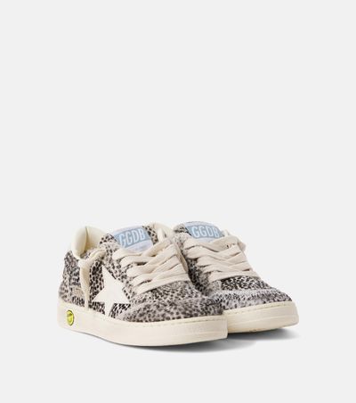 Golden Goose Kids Golden Goose Kids Ball Star Horsy calf hair sneakers