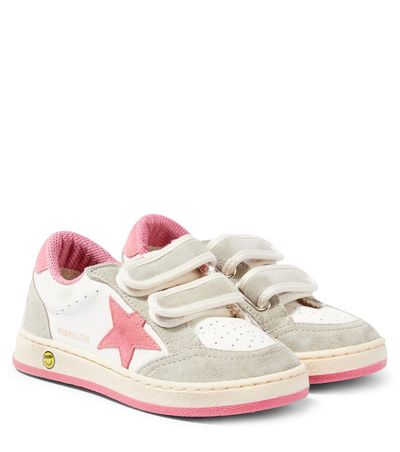 Golden Goose Kids Golden Goose Kids Ball Star leather sneakers