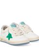 Golden Goose Kids Golden Goose Kids Ballstar embroidered leather sneakers - 1
