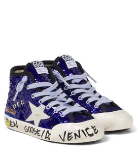 Golden Goose Kids Golden Goose Kids Francy Penstar sequined high-top sneakers
